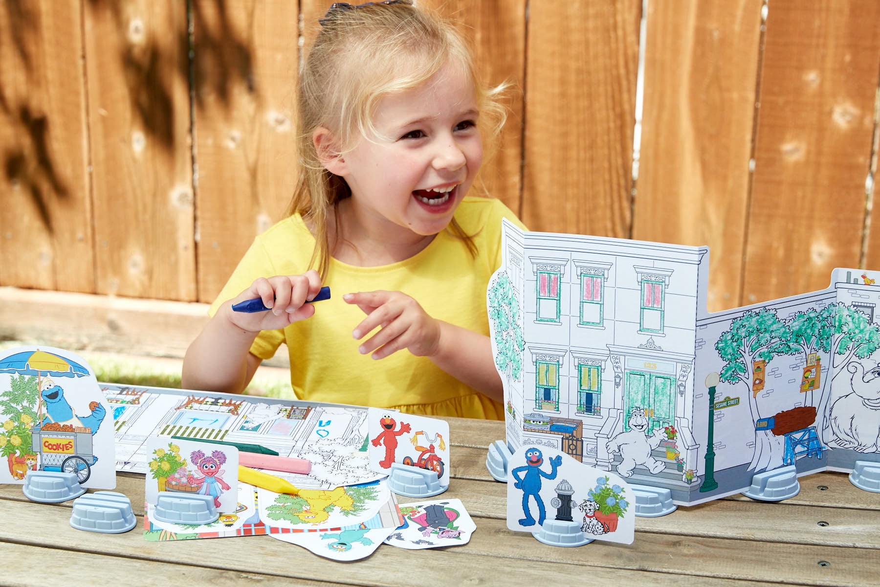 Green Toys Neighborhood Maker Coloring Activity Set