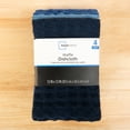 thumbnail image 4 of Mainstays 4 Pieces, Waffle Dishcloths, Navy Blue, 4 of 9