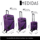 thumbnail image 2 of Juego 3 Maletas De Viaje Jony Tela Grande 28" Mediana 24" Chica 10" Ruedas 360 Y Candado Numerico, 2 of 4
