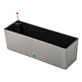 thumbnail image 2 of Fengbin Modern, space-saving, self-watering rectangular flower pot, ideal for windowsill Gray, 2 of 9