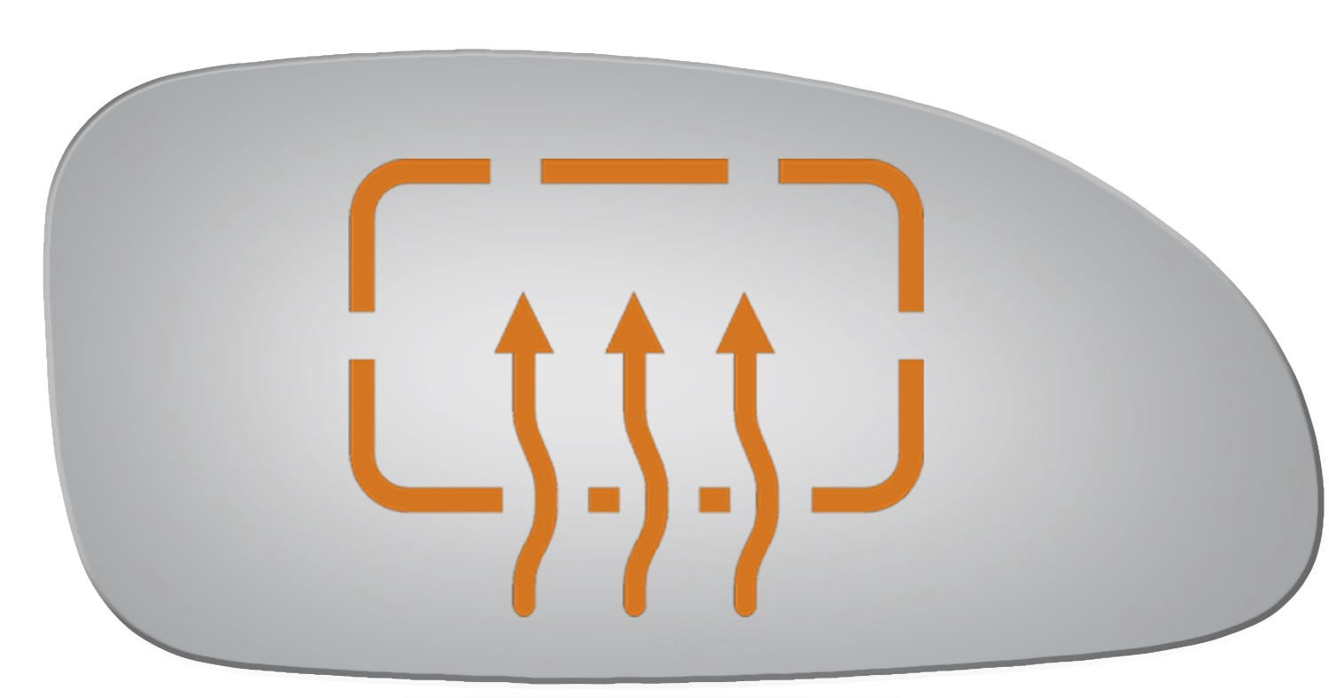 Burco Side View Mirror Replacement Glass - Clear Glass - 3266H