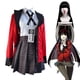 thumbnail image 1 of Kakegurui Jabami Yumeko disfraz Cosplay Halloween Sayaka jugador compulsivo Anime escuela chica Falda plisada uniforme conjunto completo, 1 of 5