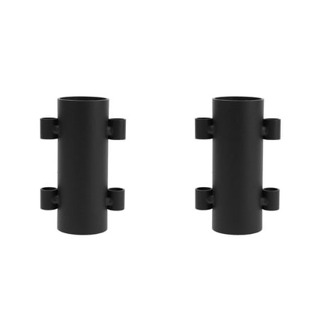 WORGEOUS 2pcs Heavy Duty Tent Poles Holders Stand Awning Rod Support Tarp Pole Fixed Feet Base Bench Umbrella Pole Fixed Holder For Beach Courtyard Balcony