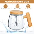 thumbnail image 2 of 400ML USB Rechargeable Electric Mixing Mug  IP67 Waterproof High Speed Self String Mug, 2 of 10
