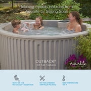 Aqualife by Strong Spas Outback 6 Person Plug & Play Hot Tub Spa, Cobblestone