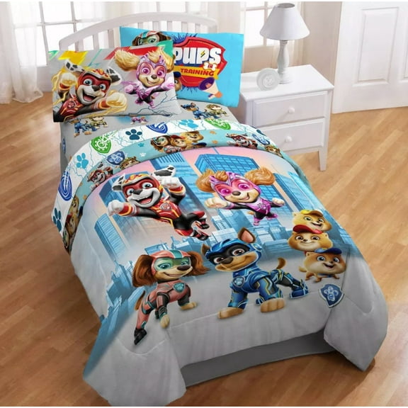 Paw Patrol "Glowing Good" Twin Reversible Comforter Only Kids Bedding 85157