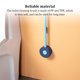 thumbnail image 5 of Naiovety Cepillo de baño Montado en la pared Mango de plástico Baño Eliminación de suciedad Depurador Perforación Herramientas de limpieza Suministros de limpieza para el hogar Azul, 5 of 6