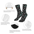 thumbnail image 3 of Honeii Golf Bags And Balls Print Children's Colorful Socks,Unisex Kids and Toddlers' Cushioned Sock,Kids Athletic Crew Socks,for Everyday Wear and Sports, 3 of 5