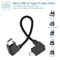 thumbnail image 1 of RCGEEK Tipo-C Cable a Micro USB OTG Cable 11 Pulgadas Nylon Esturado Ángulo Recto Compatib Rcgeek RCGEEK, 1 of 2