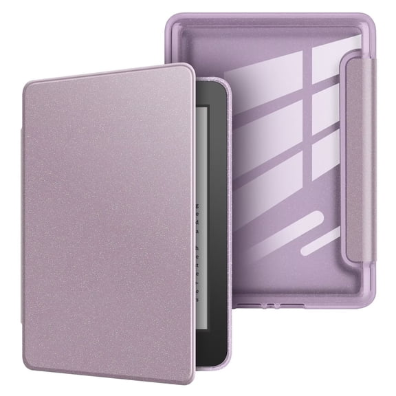 Glitter Acrylic Case for Paperwhite 10th Generation 6" (2018 Release) - Glitter Purple | Ultra Thin Cover with Auto Wake/Sleep, Scratch Protection