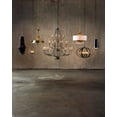 thumbnail image 3 of French Black Gold Leaf Folgate Grande Chandelier, 3 of 5
