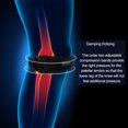 thumbnail image 4 of Under $10 Knee Sleeve Black Fitness Kneepad 2PC Strap Stabilizer Knee Support Knee Accessory, 4 of 9