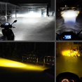 thumbnail image 3 of 6000LM LED Moto Light Bulbs H4 BA20D LED Motorcycle Headlight Bulbs White Yellow Lamp Fog Lights Headlamp, 3 of 5
