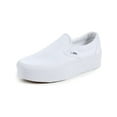 thumbnail image 4 of Vans Women's  Classic Slip-On Stackform Sneakers, Canvas True White size 6.5, 4 of 4