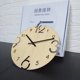 thumbnail image 5 of Reloj de pared de madera europeo Fiudx diseño moderno decoración del hogar silencioso, 5 of 7