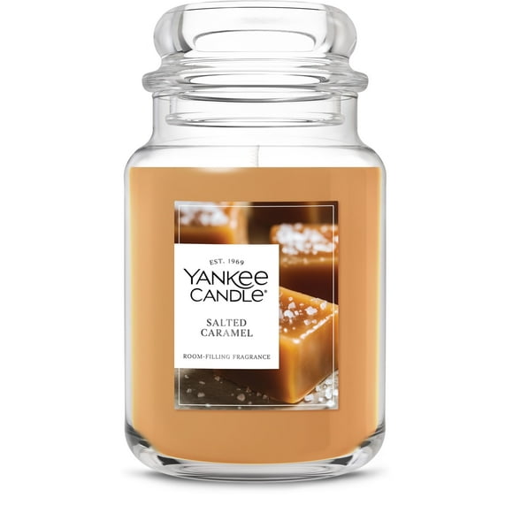 Scented Candle Yankee Candle, caramelo salado, 650 ml, tarro grande