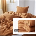 thumbnail image 4 of Pavish Export Cotton Duvet Cover In Dark Rust Soft Comforter Duvet Cover With 2 Pillow Case Softened Cotton Comforter cover Quilt cover Queen, 4 of 4