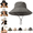 05# Gray, variant on Bucket Hat Waterproof Rain Hat for Women Men Sun Hats UPF50+ Packable Summer Hat Hiking Travel Floppy Sun Hat,Black