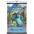 thumbnail image 3 of Disney Pixar Monsters University - Campus Wall Poster with Wooden Magnetic Frame, 22.375" x 34", 3 of 3