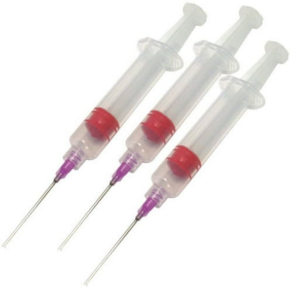 Weld-on 16-Gauge Precision Syringe Applicator for Weld-on 16 Acrylic Solvent Cement - Pack of 3