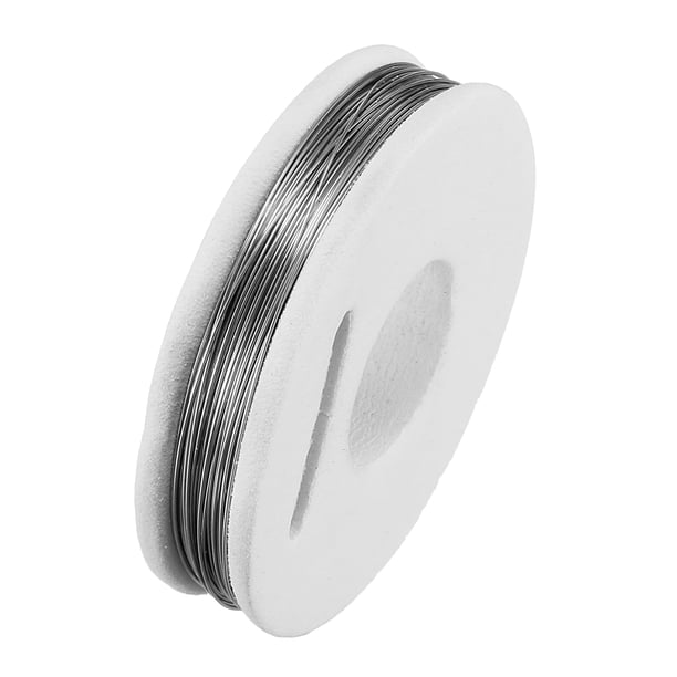 Alambre de resistencia al calor de 29 AWG, alambres de resistor de calefacción de 33 pies para bobinas electrónicas