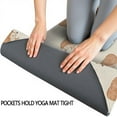 thumbnail image 3 of Cute Hedgehog Pattern Hot Yoga Mat Towel Non Slip for Hot Yoga - Quick-Drying Yoga Mat Cover with 4 Corner Pockets with Travel Bag - Hot Yoga Towel Non Slip 74"x26", 3 of 6