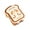 Bread, variant on Cute Cartoon Bento Box, 1200ml Leak-proof Reusable Food Storage Container, Suitable for Sandwiches, Salads, Fruits, Picnic, Office Use