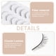 thumbnail image 2 of 5 pares pestañas de pestañas postizas de fibra química pestañas de belleza de ojo 3D natural, 2 of 6