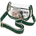 thumbnail image 7 of Lohol Crossbody Bag Stadium Approved for Women，clear Bags for Stadium Events,clear Purse for Concerts-Dark Colored Green, 7 of 7