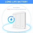 thumbnail image 3 of 433Mhz Wireless Remote Control Light Switch Push Button Wall Switch AC 110V 220V Relay Receiver,1 * Wireless remote control switch set, 3 of 8