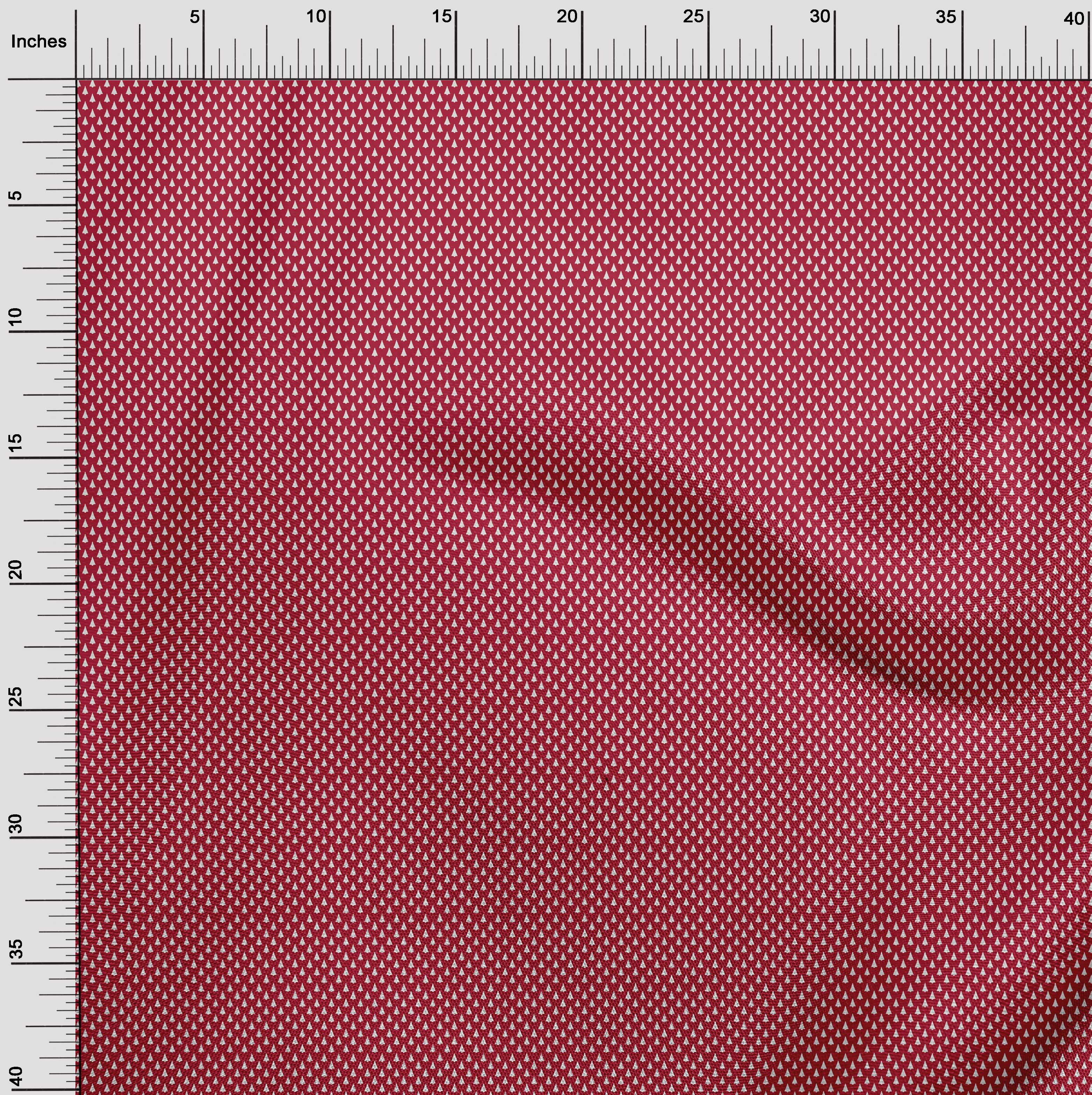 oneOone Cotton Jersey Red Fabric Christmas Quilting Supplies Print Sewing Fabric By The Yard 58 Inch Wide