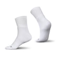 thumbnail image 3 of Lone Star Ultra-Thick Quarter Socks, Men Women Seamless Cotton Comfort Durable Unisex Fashion Trendy Casual Footwear (White/Navy), 3 of 7