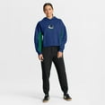 thumbnail image 3 of Women's Fanatics Blue Vancouver Canucks Back Check Boxy Hoodie, 3 of 5