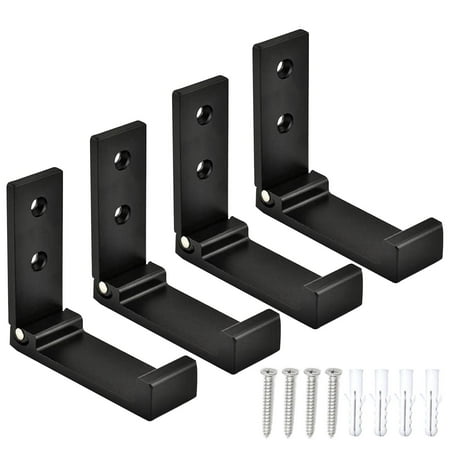 

Record Wall Mount Shelf | 4pcs Aluminum Alloy Invisible Bathroom Hooks | Foldable Coat Hooks Wall Mounted Wall Hanger Modern Hooks For Bathroom
