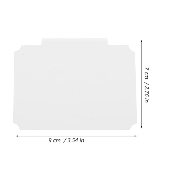 ELAYARD Detachable PVC Label Clips for Baskets, Easy Erase, Dual Writing, 10Pcs