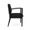 thumbnail image 2 of Amherst Steel Reception Waiting Oversize Guest Chair / Black Steel / Black, 2 of 3