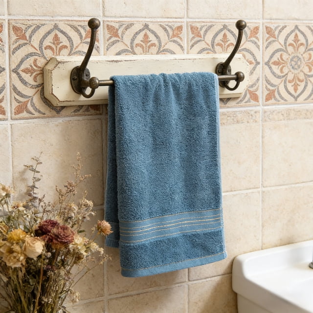 Aodebiao Cotton Kitchen Towels Super Absorbent Quick Drying Dish Towels for Cleaning Wiping Dishes Hands Countertops Soft Reusable Tea Towels with Hanging Loop for Home Kitchen Restaurant Cafe