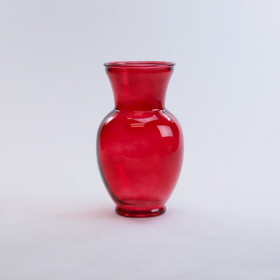 WGV Red Ginger Jar, Machine Pressed - 5" Wide x 9" Height, Good quality, Heavy Weighted Base - 1 Pc