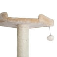thumbnail image 5 of Armarkat 72-in Real Wood Cat Tree & Condo Scratching Post Tower, Beige, 5 of 6
