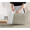 thumbnail image 5 of RUVANTI 100% Cotton Sheets – California King Percale Bedding, Cooling & Breathable, Durable with a Crisp, Soft & Comfortable Feel, 14" Deep Pocket, 4-Piece Set, Taupe, 5 of 7