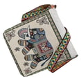 thumbnail image 4 of Elefante Hobo bandolera mensajero para mujer hecho a mano bordado correas anchas ajustables gran capacidad estilo tailandés, 4 of 8
