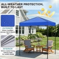 thumbnail image 5 of EAGLE PEAK 6 x 4 Instant Pop-up Canopy with Carry Bag, Adjustable Height and Lightweight Compact Portable Canopy Tent, Blue, 5 of 9