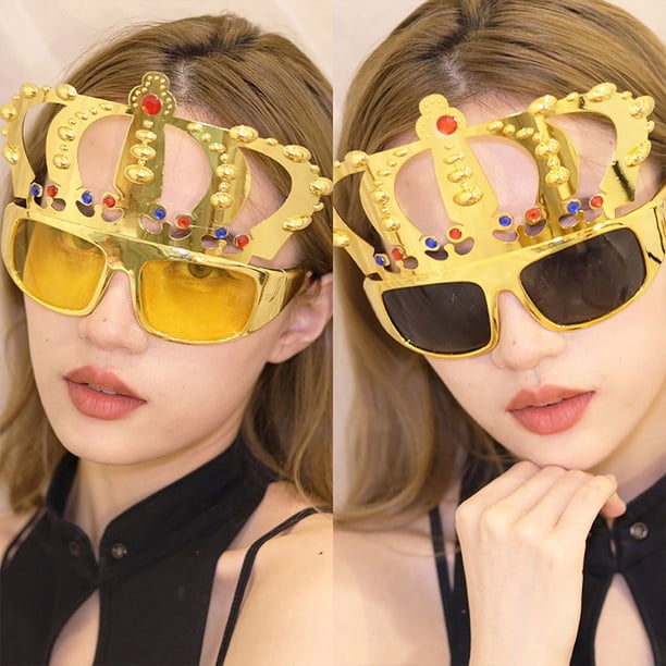 2x Surtido Novedad Gafas de terre Gafas Elegante Accesorios gafas de sol de la novedad