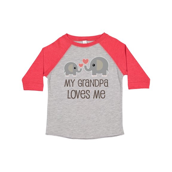 Inktastic My Grandpa Loves Me Boys or Girls Toddler T-Shirt
