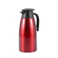 thumbnail image 5 of Red 304 Stainless Steel 2L Thermal Flask Vacuum Insulated Water Pot Coffee Tea Milk Jug Thermal Pitcher for Home and Office, 5 of 9