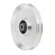 thumbnail image 5 of Polea de repuesto para rodamientos de fitness, universal, fácil de instalar, resistente al desgaste, 120mm Plata, 5 of 9