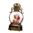 thumbnail image 2 of Kuntesetty Christmas Snow Globe Lantern Musical Decoration for Bedroom Wedding Seasonal Santa, 2 of 9