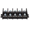thumbnail image 2 of 5 uds bloque de tira de terminales de barrera alta dureza buena conductividad eléctrica operación Simple conector de tornillo de Base de carril, 2 of 10