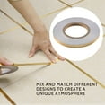 thumbnail image 6 of 50 Meter Gold Self-Adhesive Stickers Waterproof Tile Wall Tile space Sealing Tape Strip Joints Beauty Stickers Decals Home Decor, 6 of 8