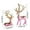 B, variant on Pair of Deer Figurines Home Decor Ornaments for Living Room Wine Cabinet TV Stand Modern Farmhouse Decoration Gift Set（A)